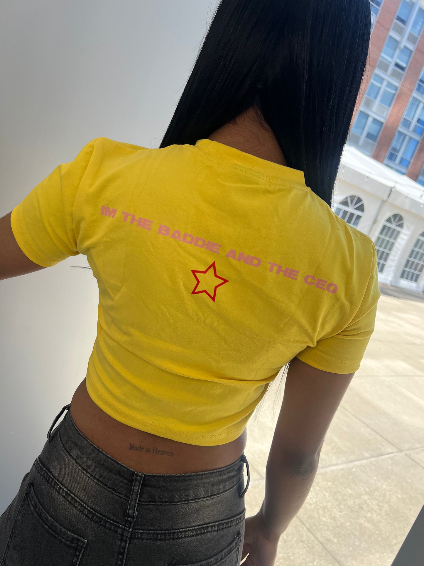 Okay T Shirt Yellow